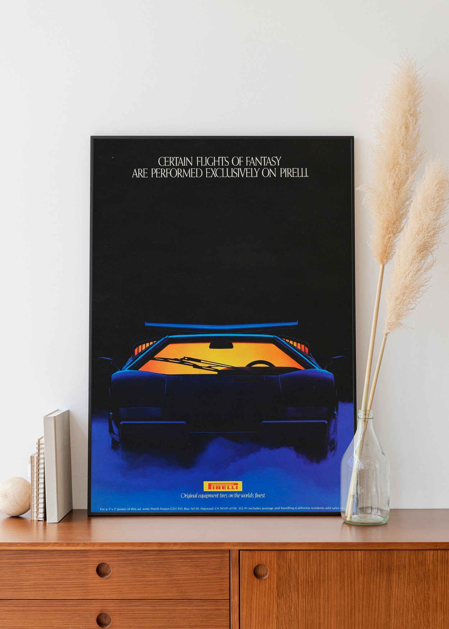 Ferrari Pirelli Poster