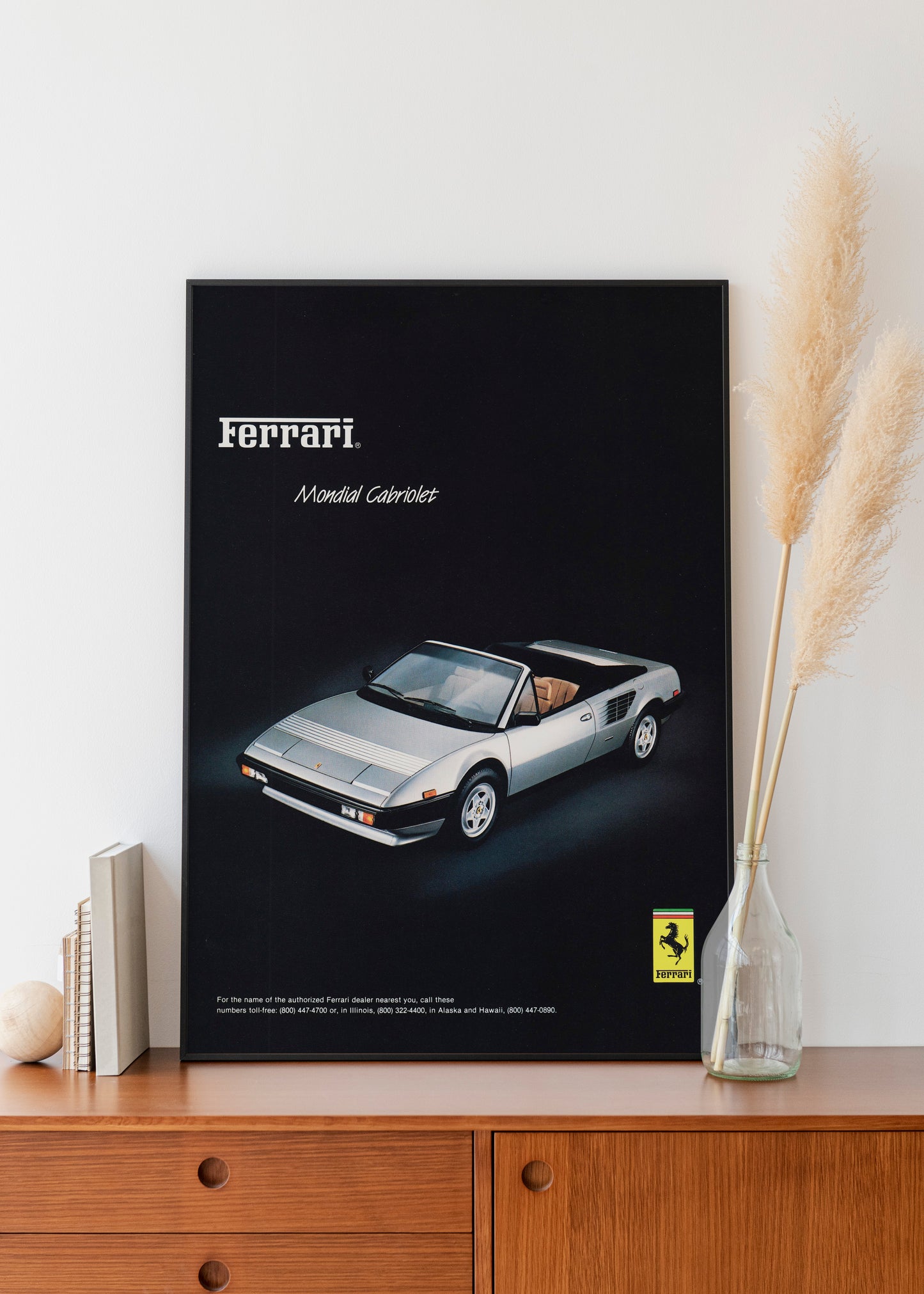 Ferrari Mondial Cabriolet Poster