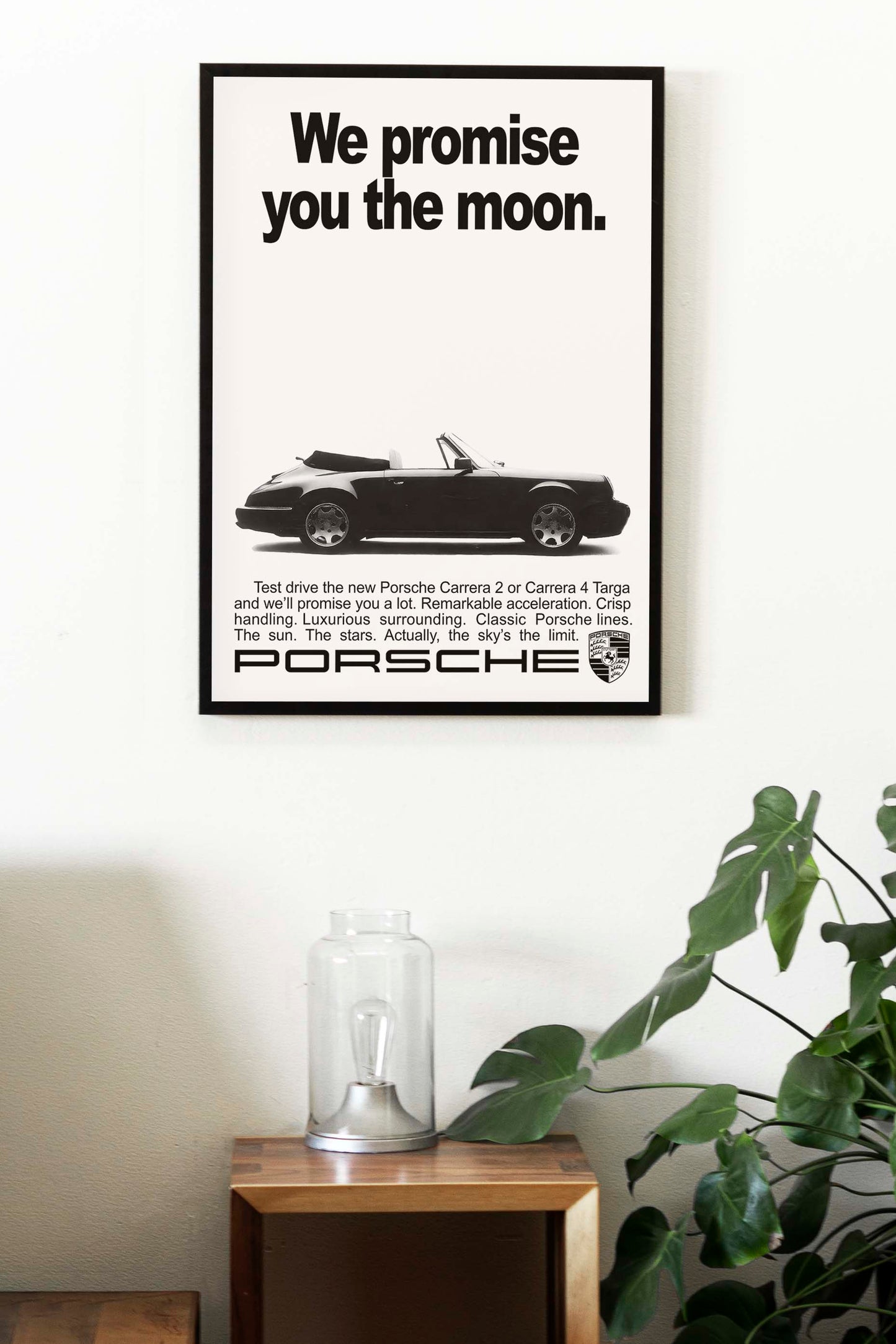 Porsche "We Promise You The Moon" Poster