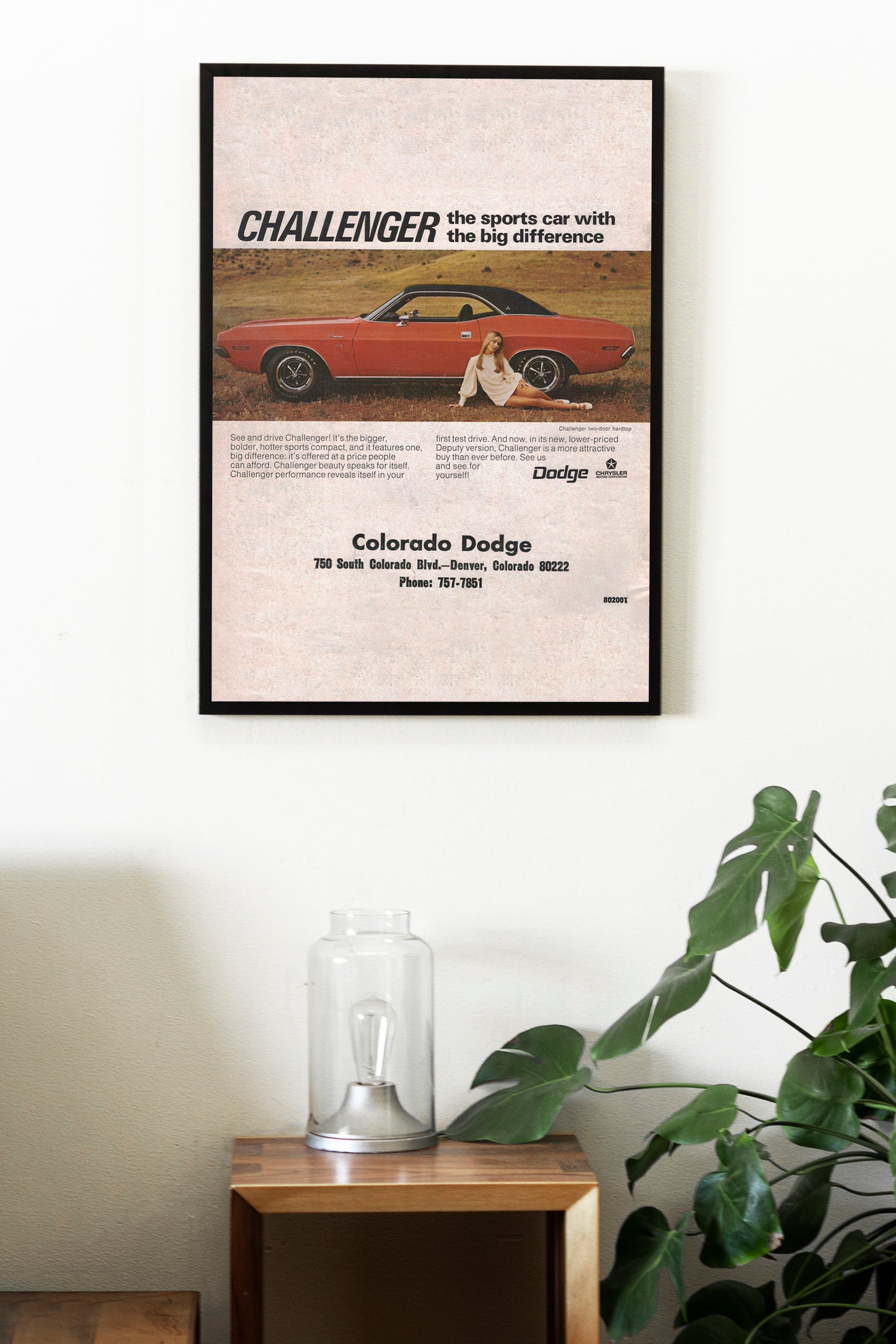 Dodge Challenger Poster