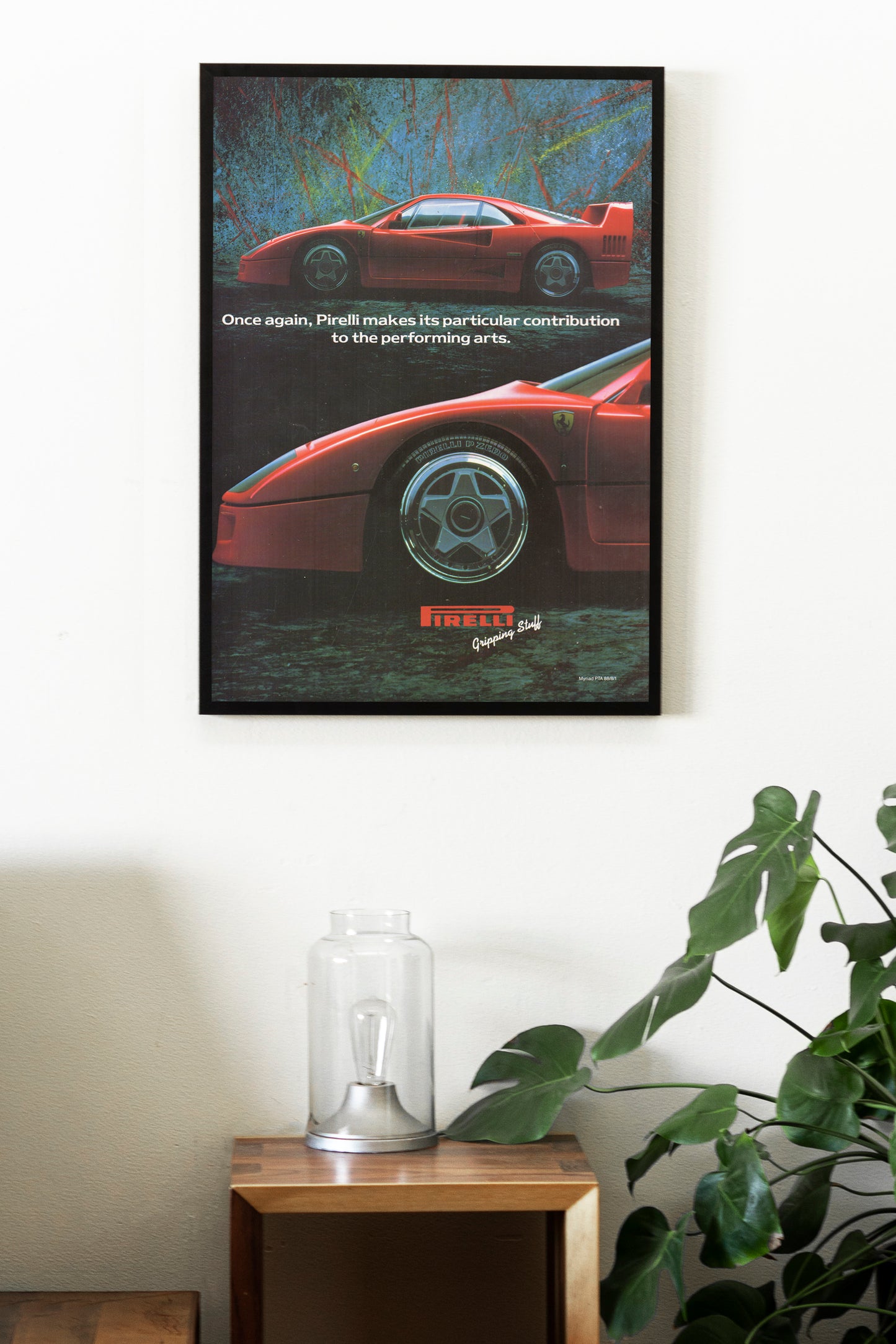 Ferrari Pirelli Poster