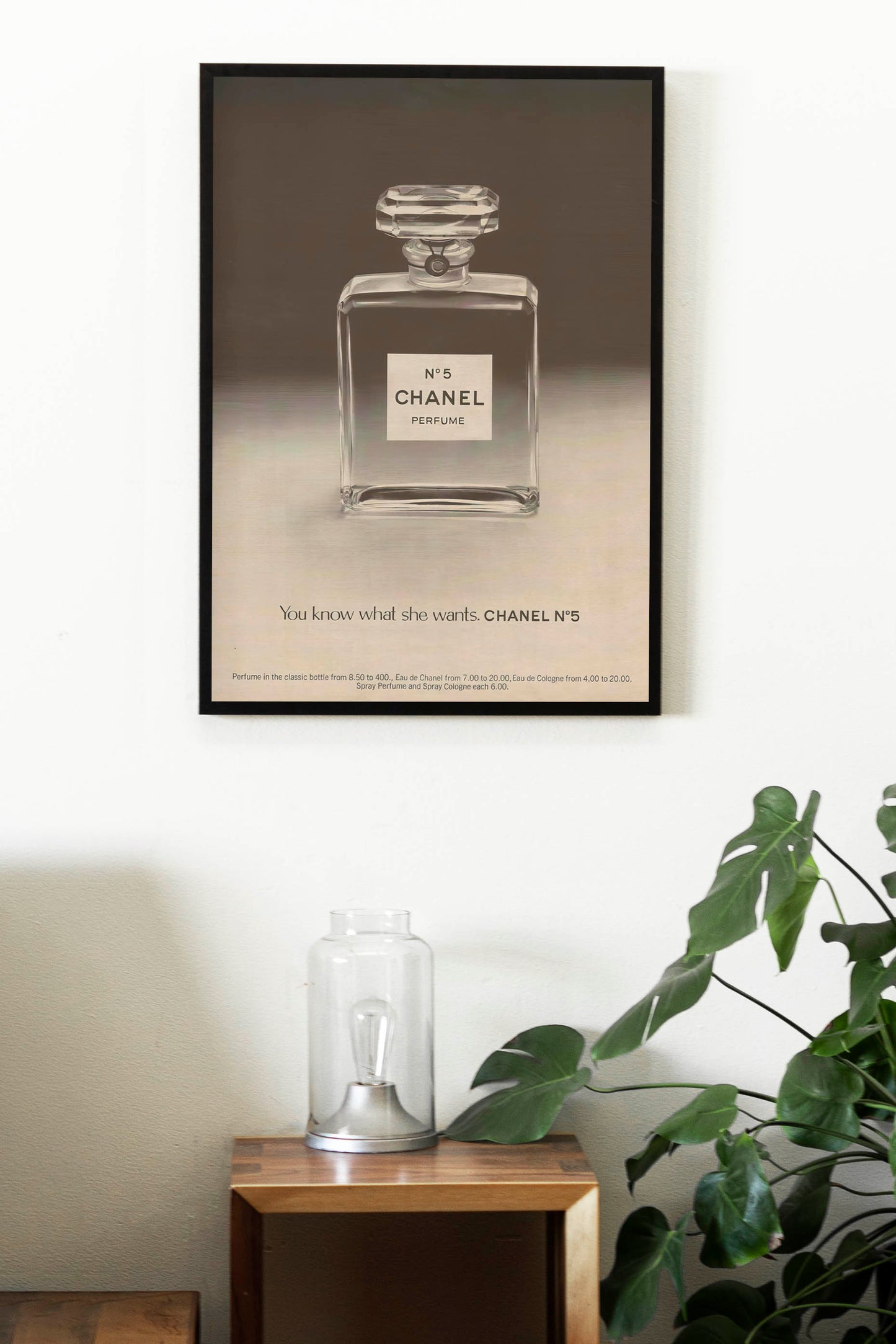 Chanel No 5 Perfume "You Know What She Wants" Poster