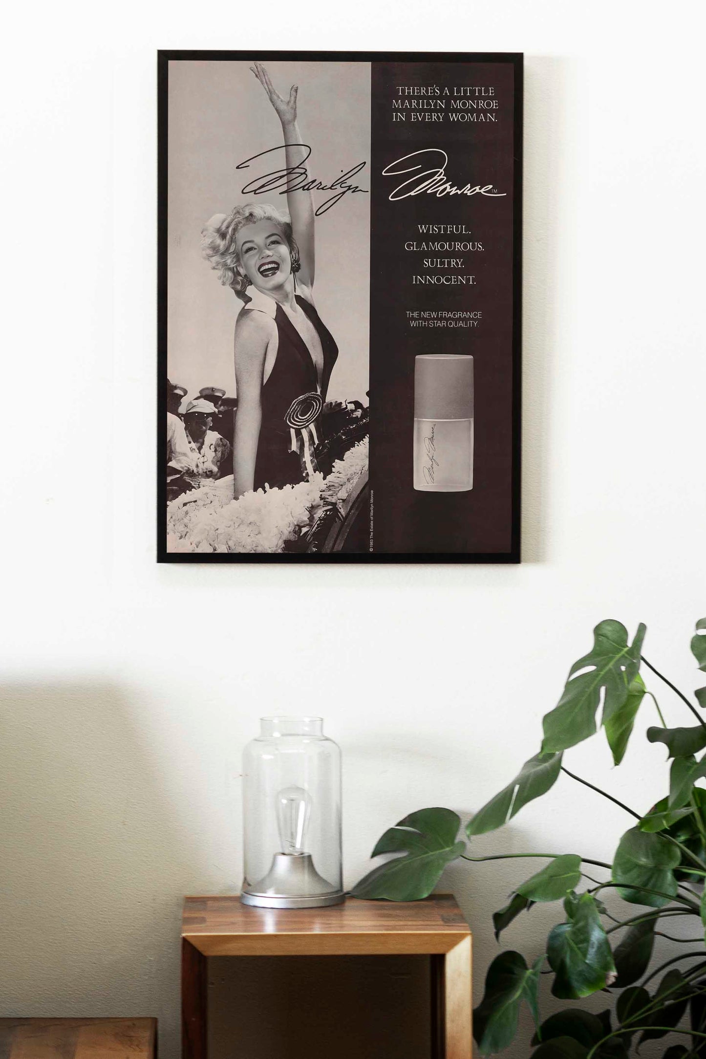 Marilyn Monroe Fragrance Perfumes Poster