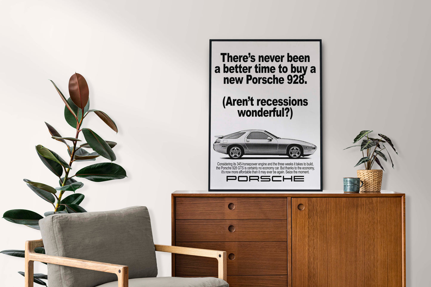 Porsche "There's Never Been A Better Time To Buy A New Porsche" Poster