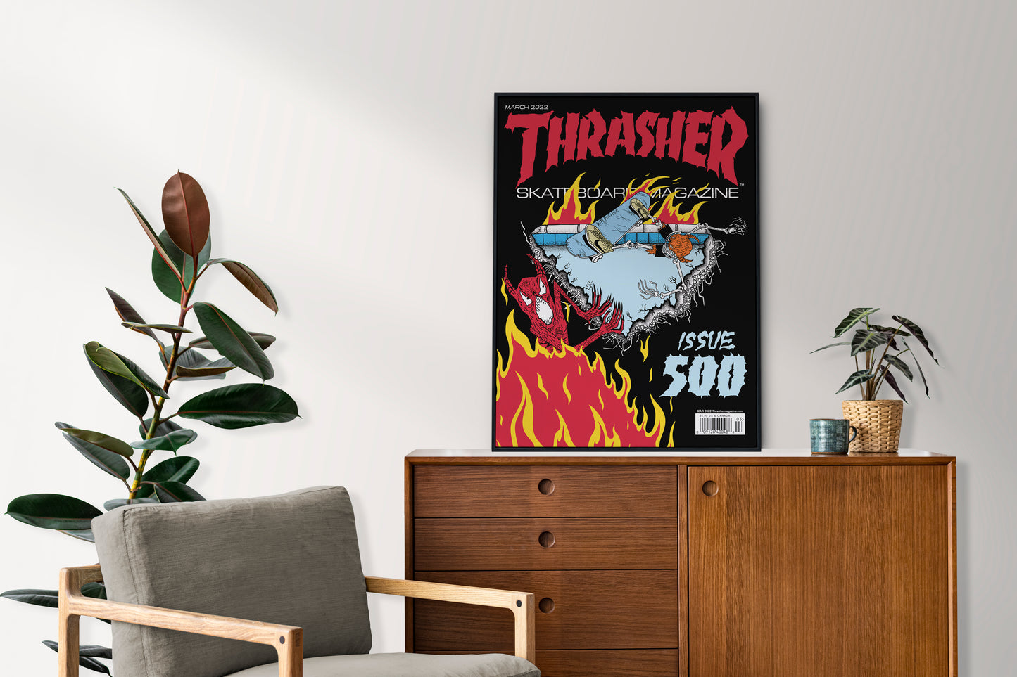 Thrasher 2022 March Front Cover Poster