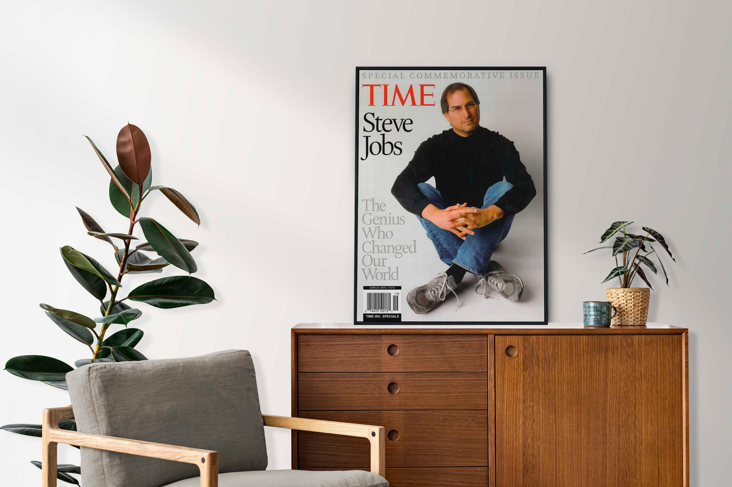 Time Front Cover Steve Jobs Apple Poster