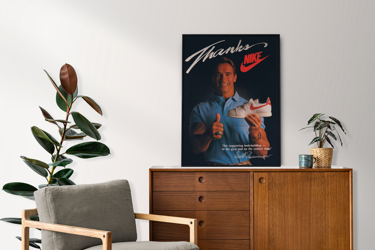 Nike Arnold Schwarzenegger Poster