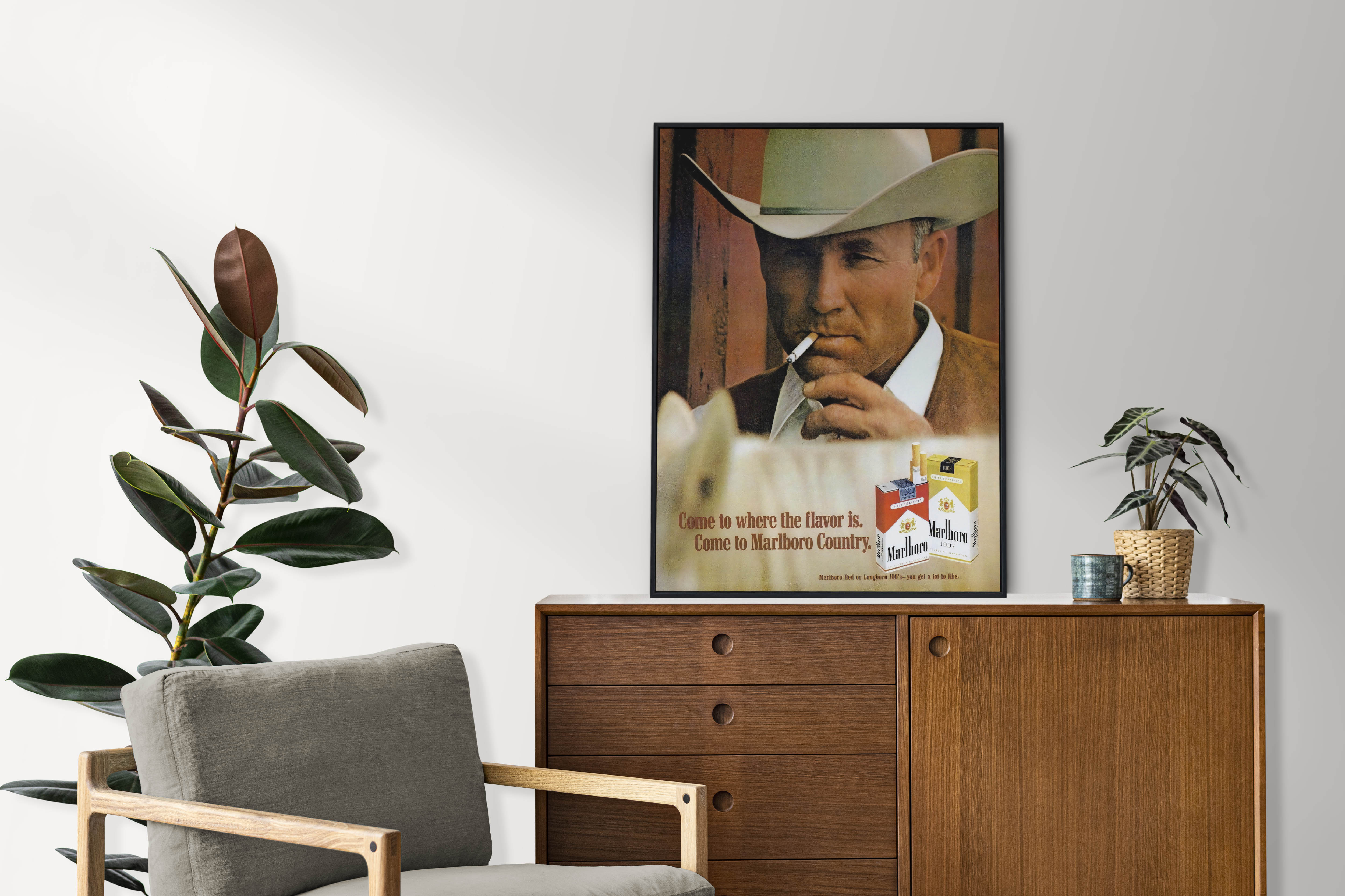 Marlboro Advertising Poster, Cigarettes Collection Ad Wall Art, Retro ...