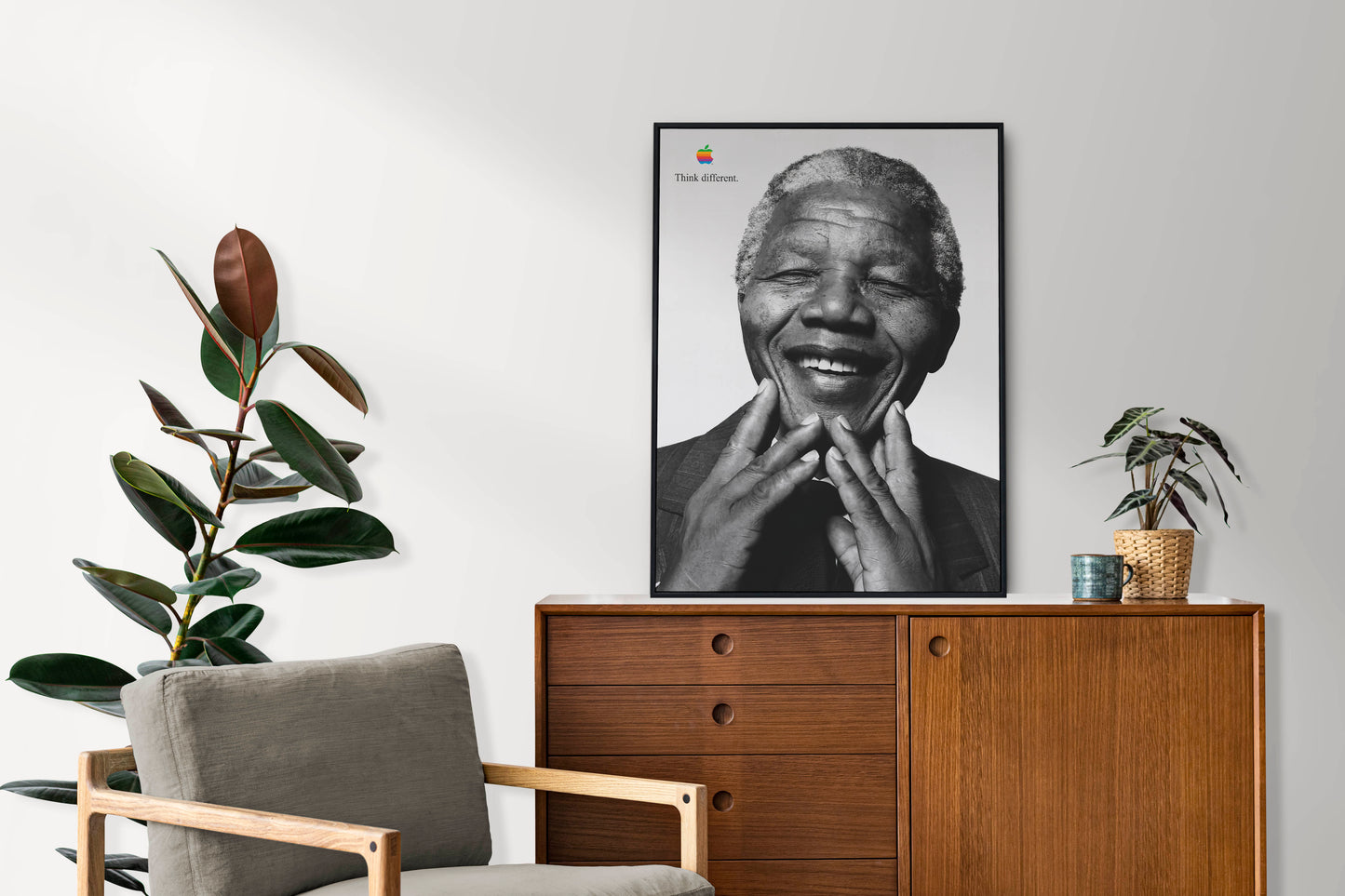 Apple Nelson Mandela "Think Different" Poster