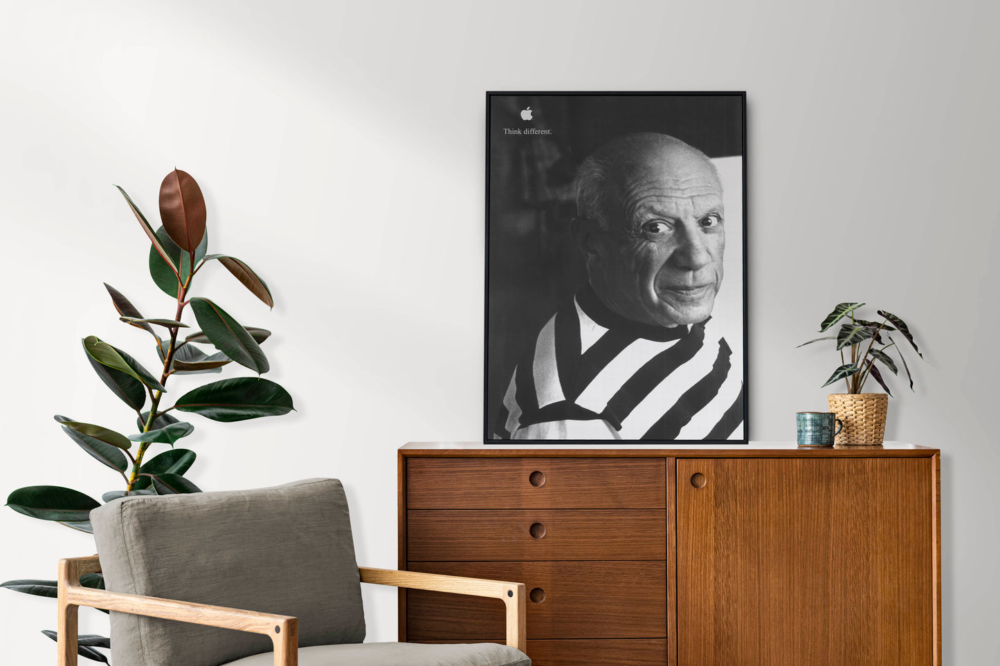 Apple Pablo Picasso "Think Different" Poster