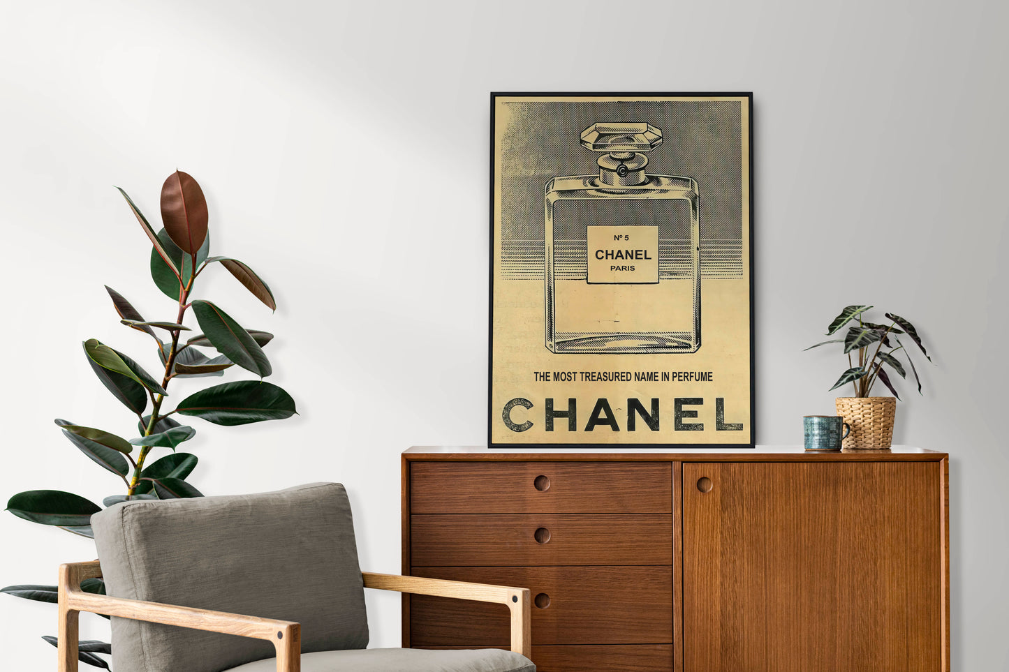 Chanel No 5 Perfume Advertising Poster