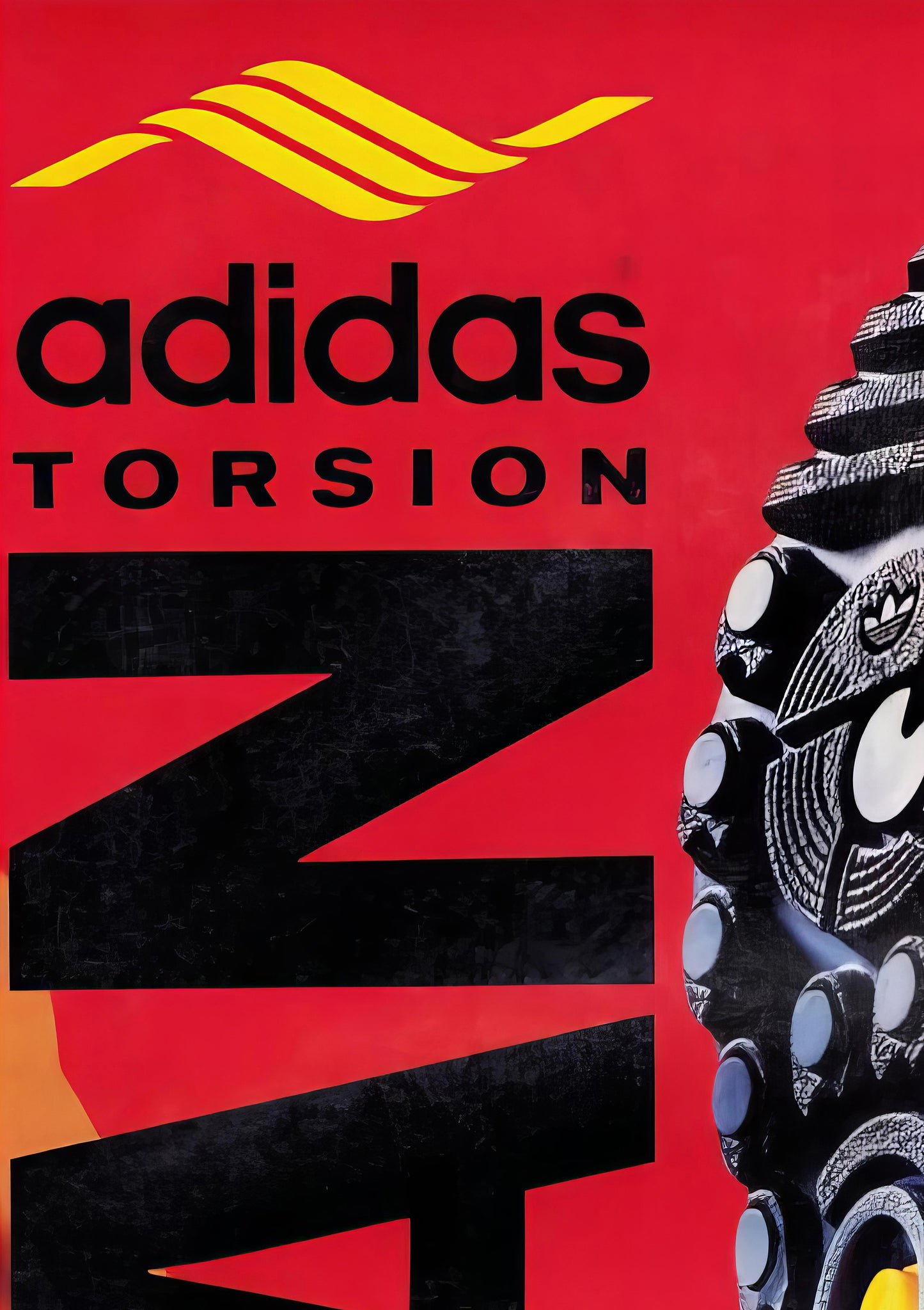 Adidas ZX8 Torsion "I Want I Can" 1989 Poster