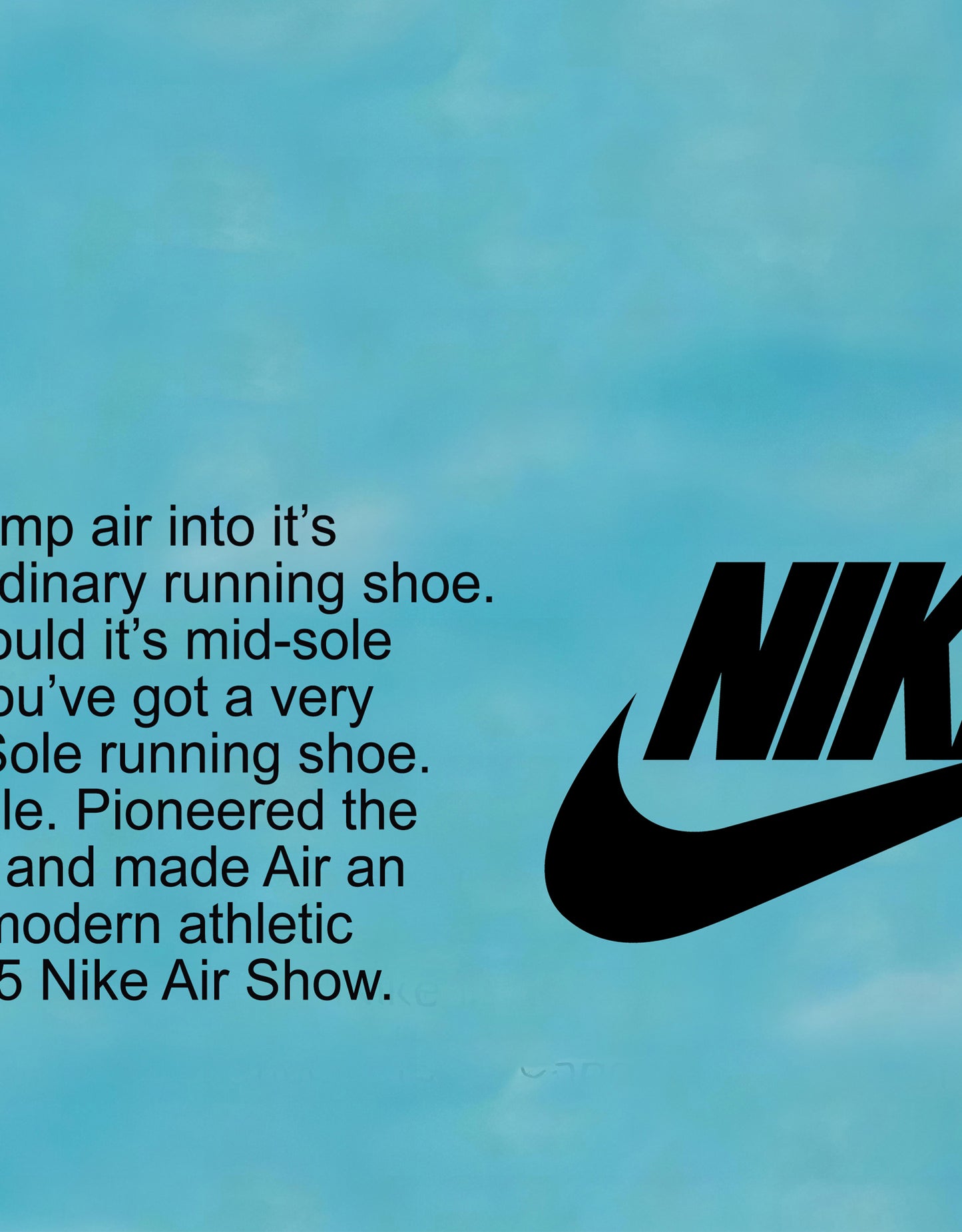 Nike Air Show 1985 Poster