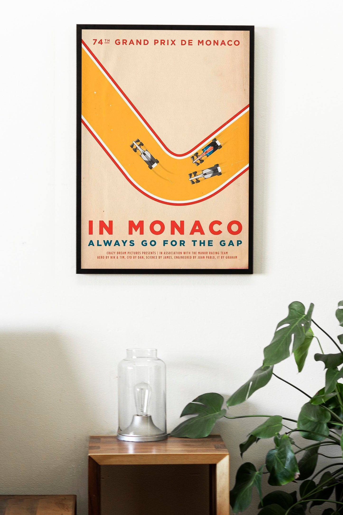 Grand Prix of Monaco Formula 1 Poster