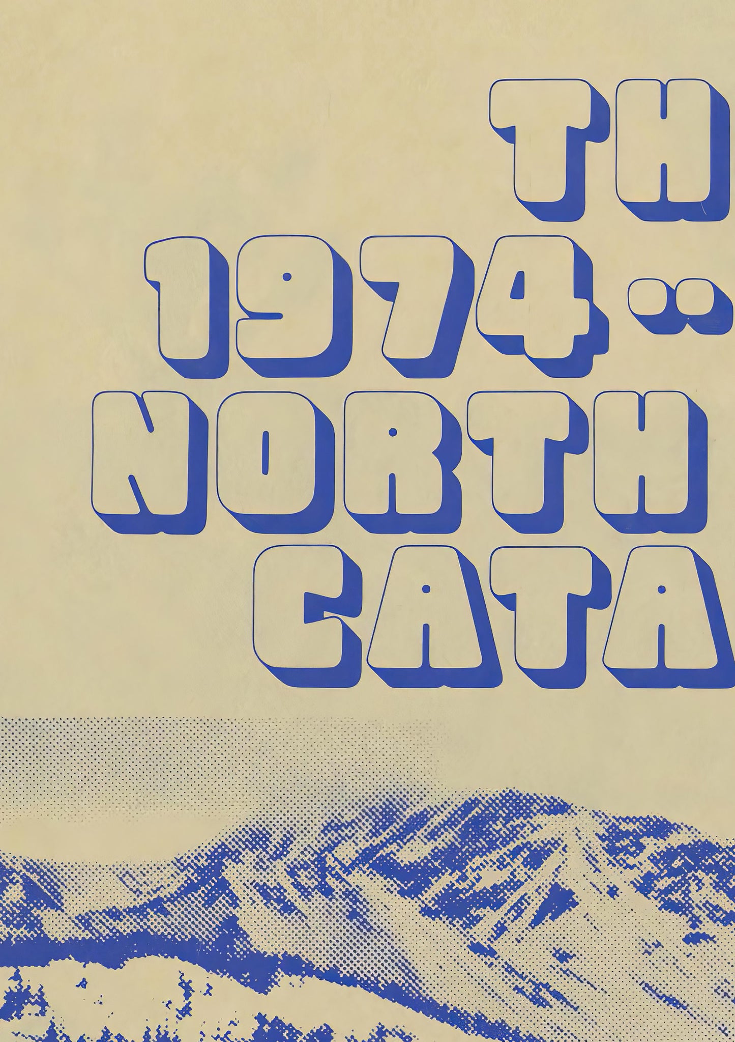 The North Face 1974-1975 Magazine Front Cover Poster