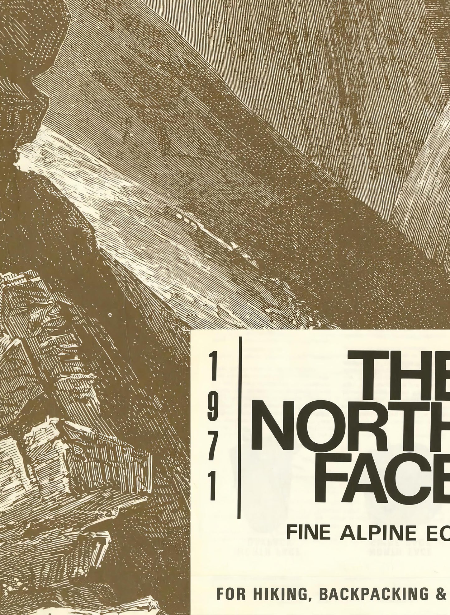 The North Face 1971 Magazine Front Cover Poster