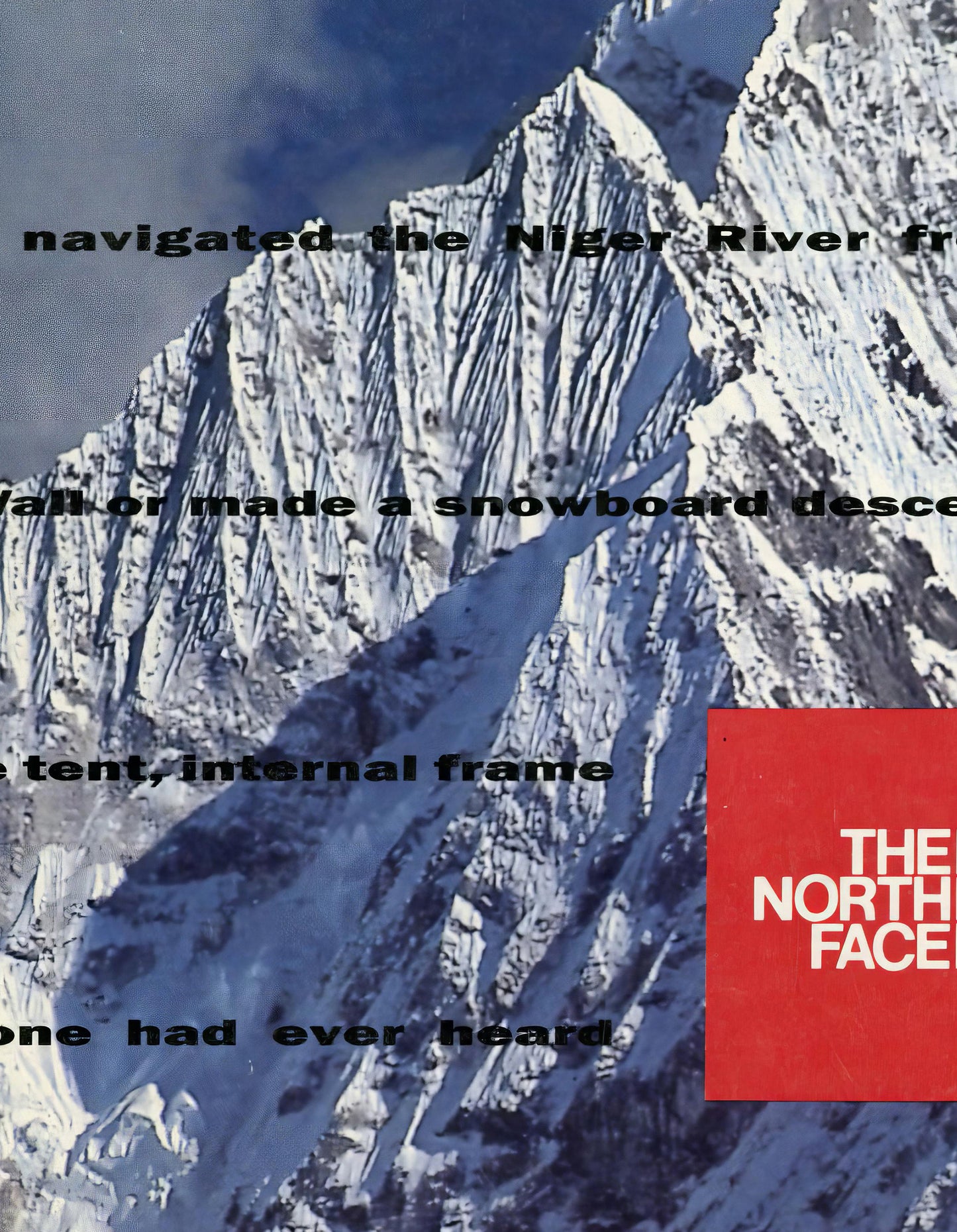 The North Face 1993 Magazine Front Cover Poster