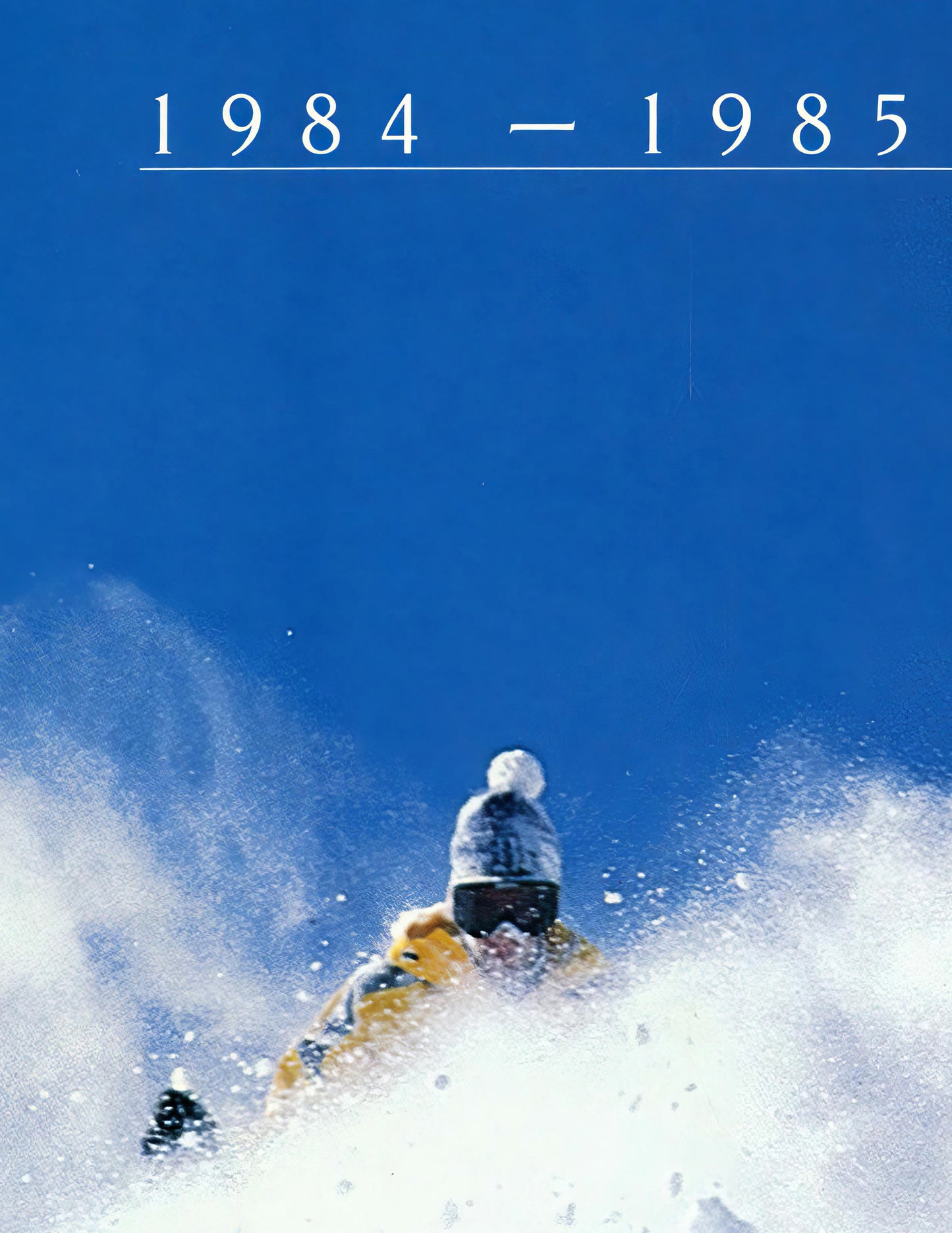 The North Face 1984-1985 Skiwear Magazine Front Cover Poster